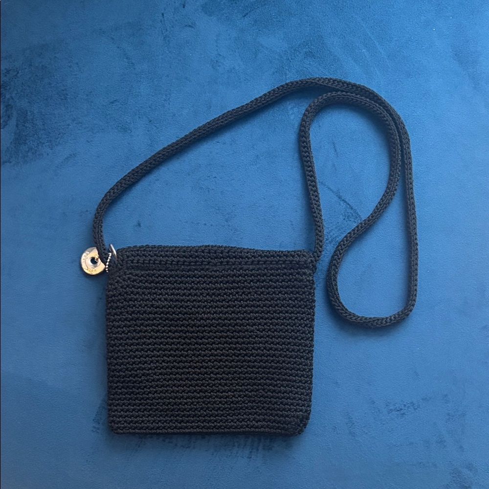 The SAK Elegant Black Knit Crossbody Bag - Picture 5 of 8